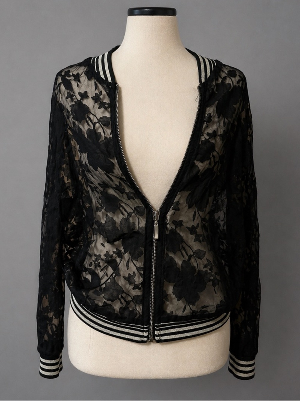 Lucy Paris Organza Bomber Jacket